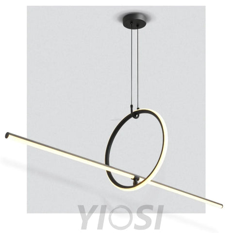 Geometric Linear Pendant - Hailey-1-Yiosilamp