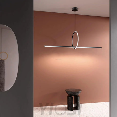 Geometric Linear Pendant - Hailey-1-Yiosilamp