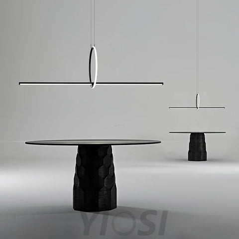 Geometric Linear Pendant - Hailey-1-Yiosilamp