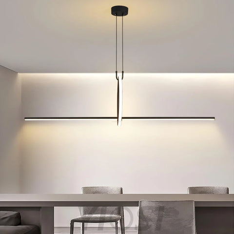 Geometric Linear Pendant - Hailey-1-Yiosilamp