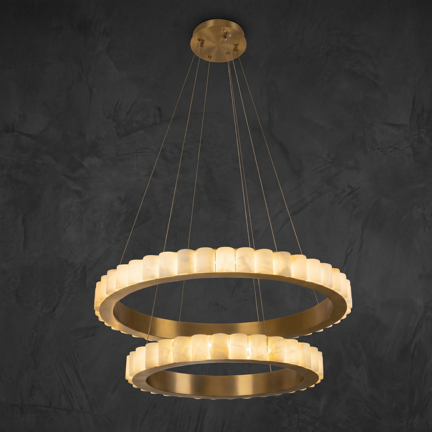 Yiosi Geometrica Double Ring Chandelier - Image 1