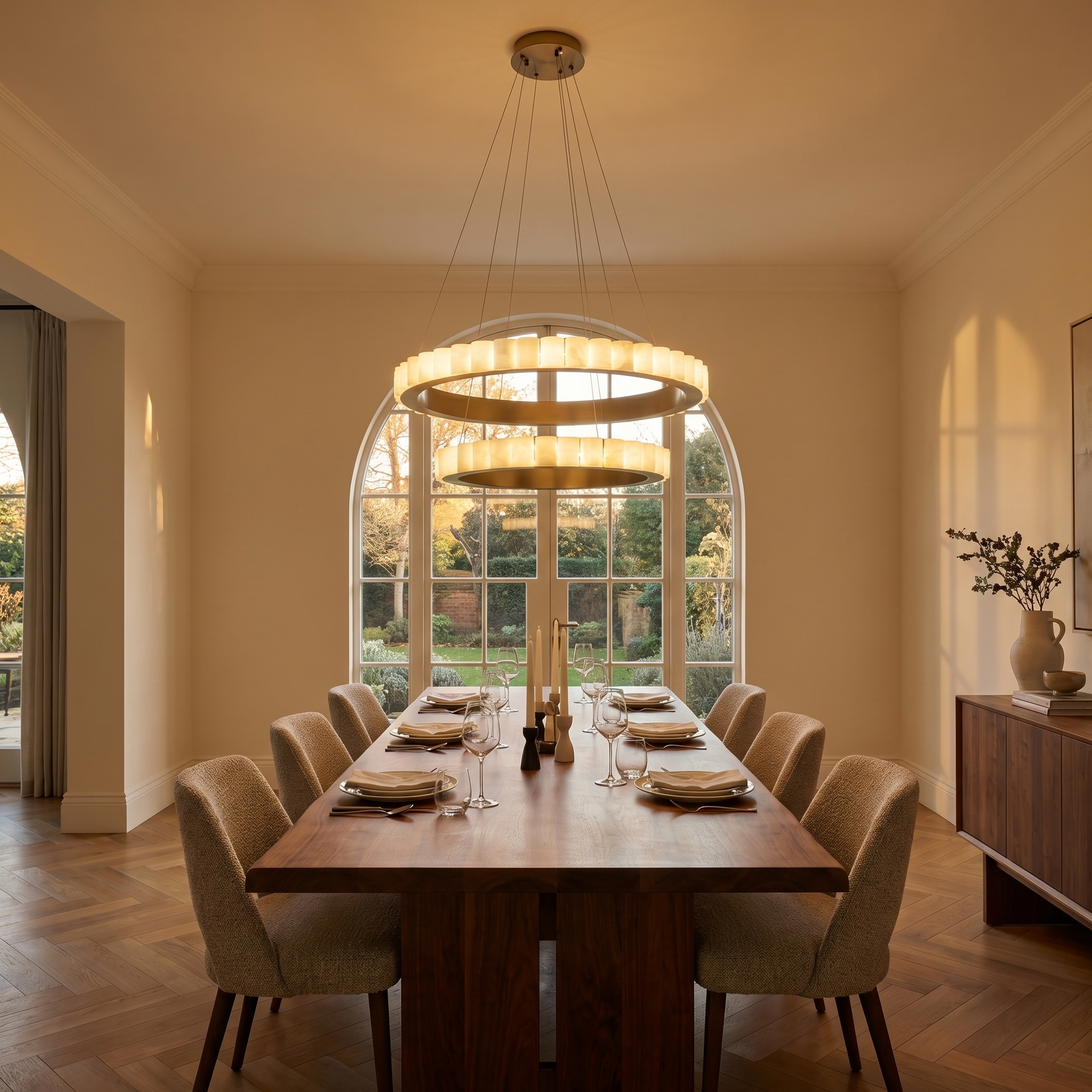 Yiosi Geometrica Double Ring Chandelier - Image 4