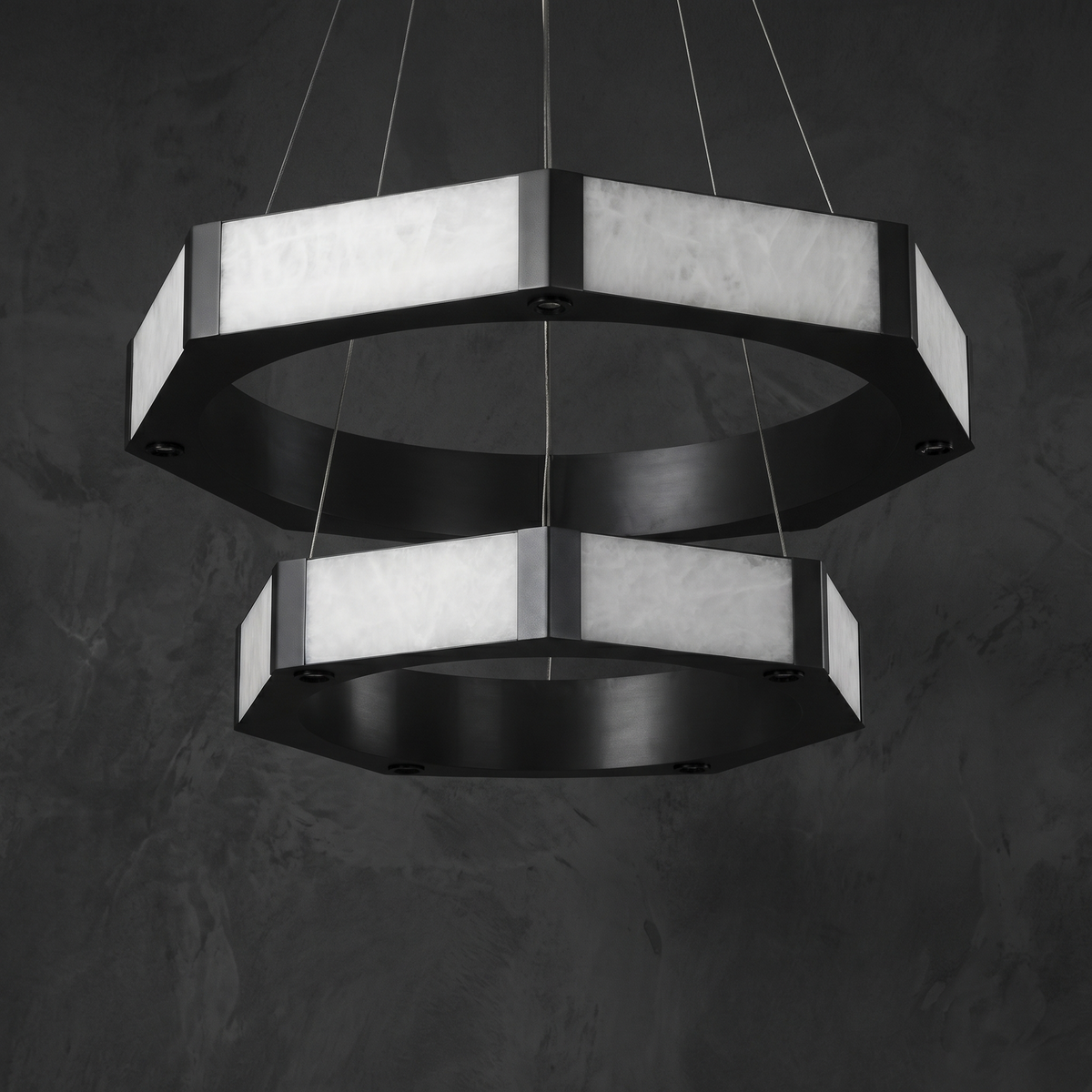 Yiosi Geometrica Hexagon Ring Chandelier - Image 2