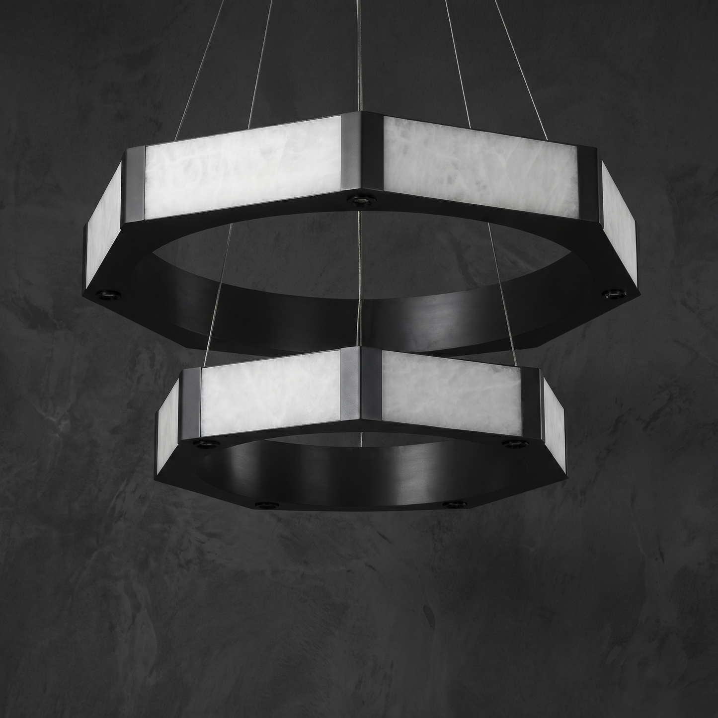 Yiosi Geometrica Hexagon Ring Chandelier - Image 2