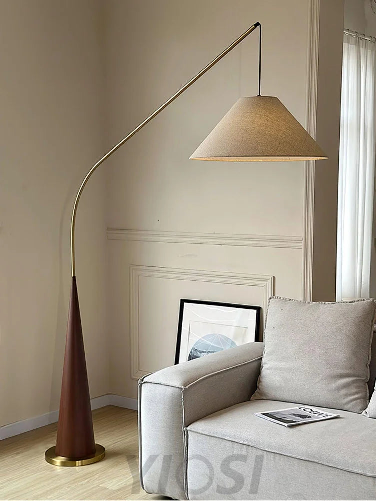 Gibson Arc Floor Lamp L 59.1″ - Bent-1-Yiosilamp