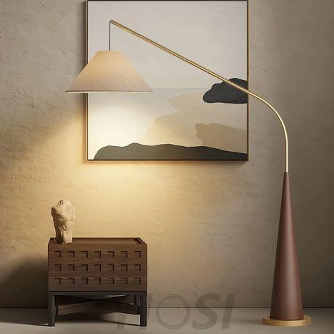 Gibson Arc Floor Lamp L 59.1″ - Bent-1-Yiosilamp