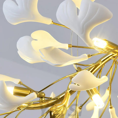 Gingko Chandelier Style D - Gingko, Gingko Chandelier-1-Yiosilamp