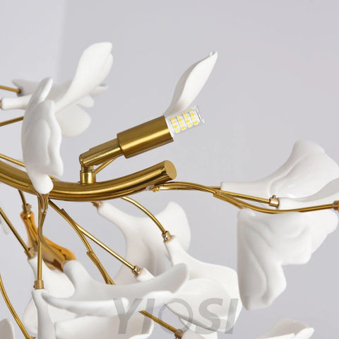 Gingko Chandelier Style D - Gingko, Gingko Chandelier-1-Yiosilamp