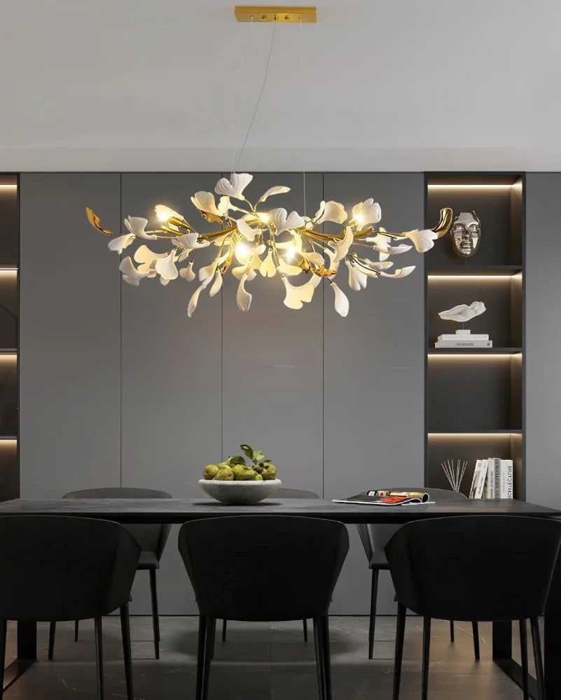 Gingko Chandelier Style D - Gingko, Gingko Chandelier-1-Yiosilamp