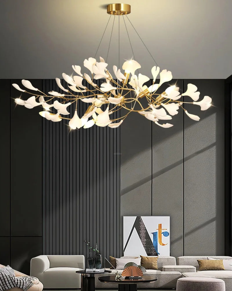 Gingko Chandelier Style I - Yiosilamp