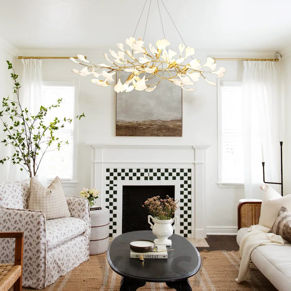 Gingko Chandelier Style I - Yiosilamp