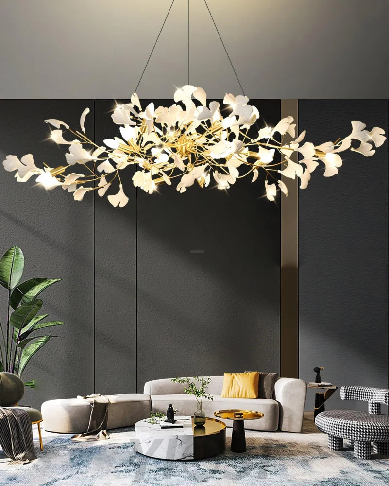 Gingko Chandelier Style I - Yiosilamp