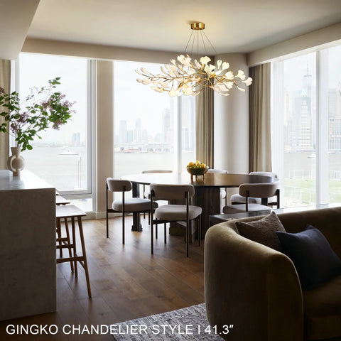 Gingko Chandelier Style I - Yiosilamp