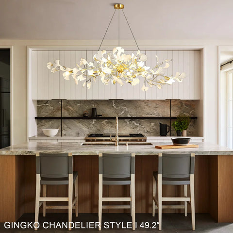 Gingko Chandelier Style I - Yiosilamp