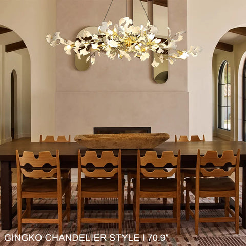 Gingko Chandelier Style I - Yiosilamp
