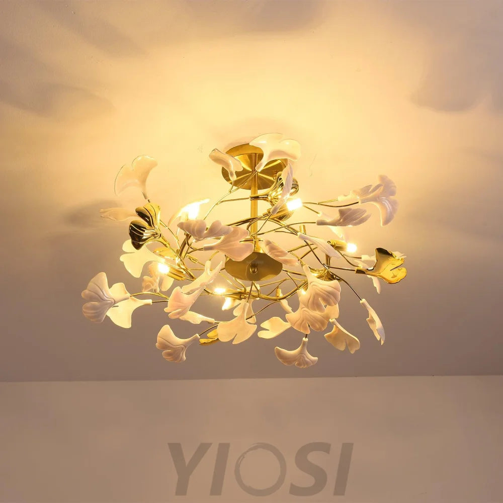 Gingko Chandelier Style L - Gingko, Gingko Chandelier-1-Yiosilamp