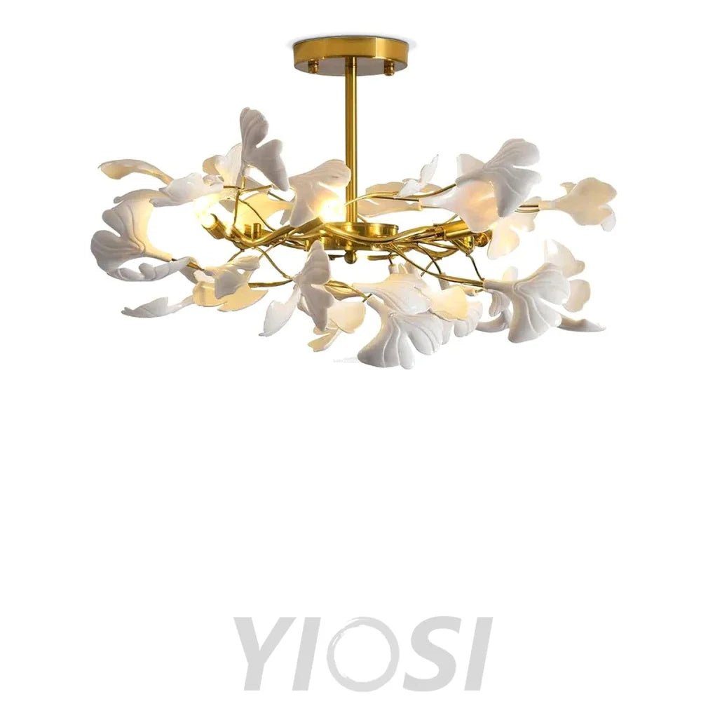 Gingko Chandelier Style L - Gingko, Gingko Chandelier-1-Yiosilamp