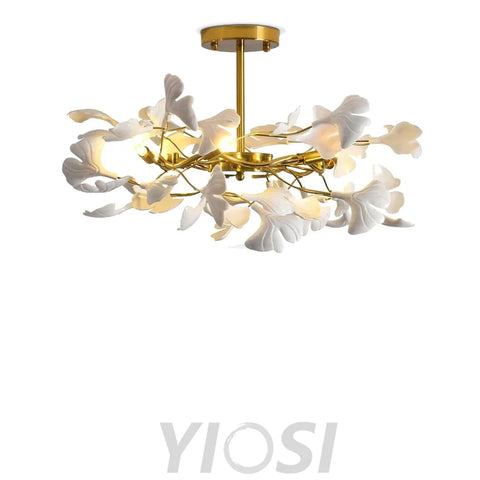 Gingko Chandelier Style L - Gingko, Gingko Chandelier-1-Yiosilamp