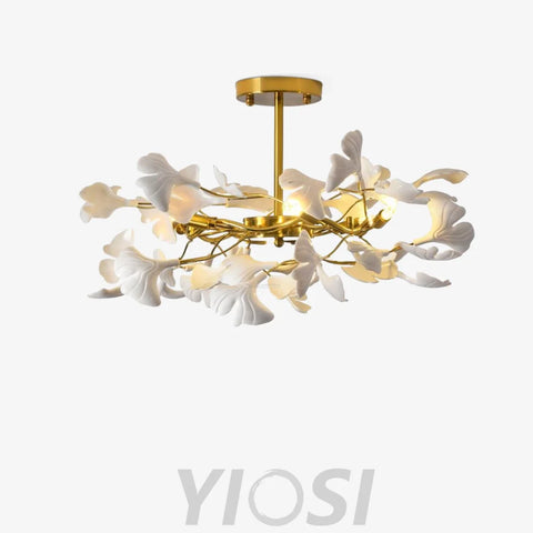 Gingko Chandelier Style L - Gingko, Gingko Chandelier-1-Yiosilamp