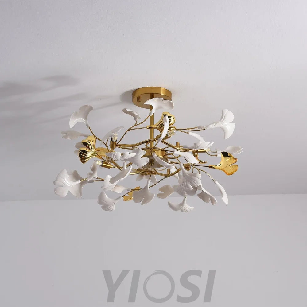 Gingko Chandelier Style L - Gingko, Gingko Chandelier-1-Yiosilamp