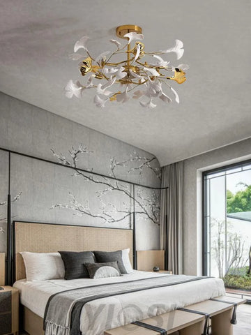 Gingko Chandelier Style L - Gingko, Gingko Chandelier-1-Yiosilamp