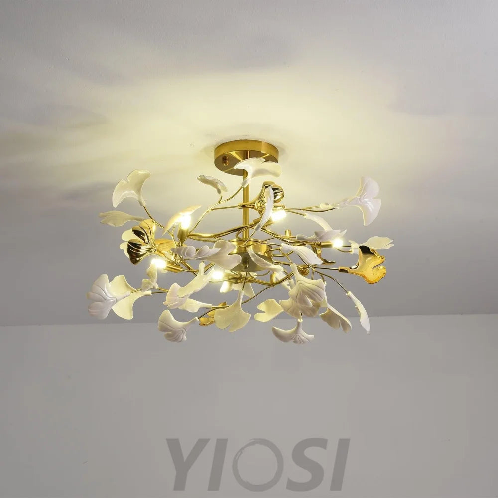Gingko Chandelier Style L - Gingko, Gingko Chandelier-1-Yiosilamp