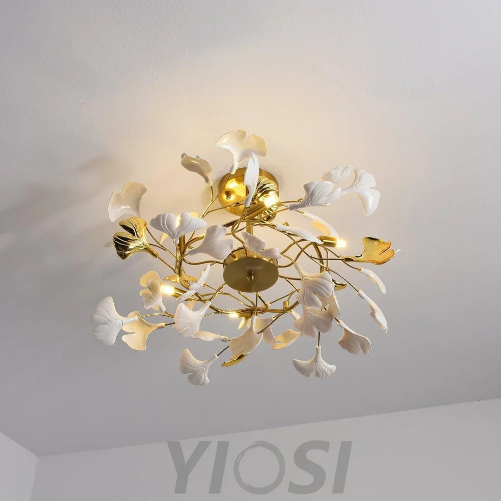 Gingko Chandelier Style L - Gingko, Gingko Chandelier-1-Yiosilamp