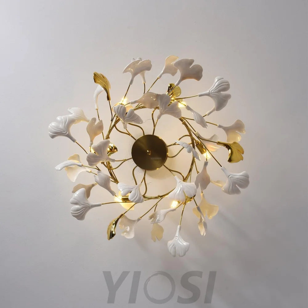 Gingko Chandelier Style L - Gingko, Gingko Chandelier-1-Yiosilamp