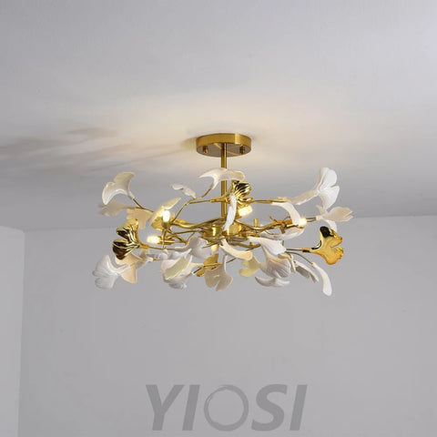 Gingko Chandelier Style L - Gingko, Gingko Chandelier-1-Yiosilamp