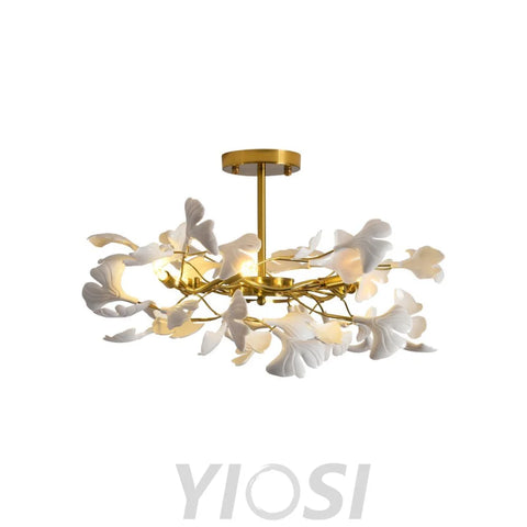 Gingko Chandelier Style L - Gingko, Gingko Chandelier-1-Yiosilamp