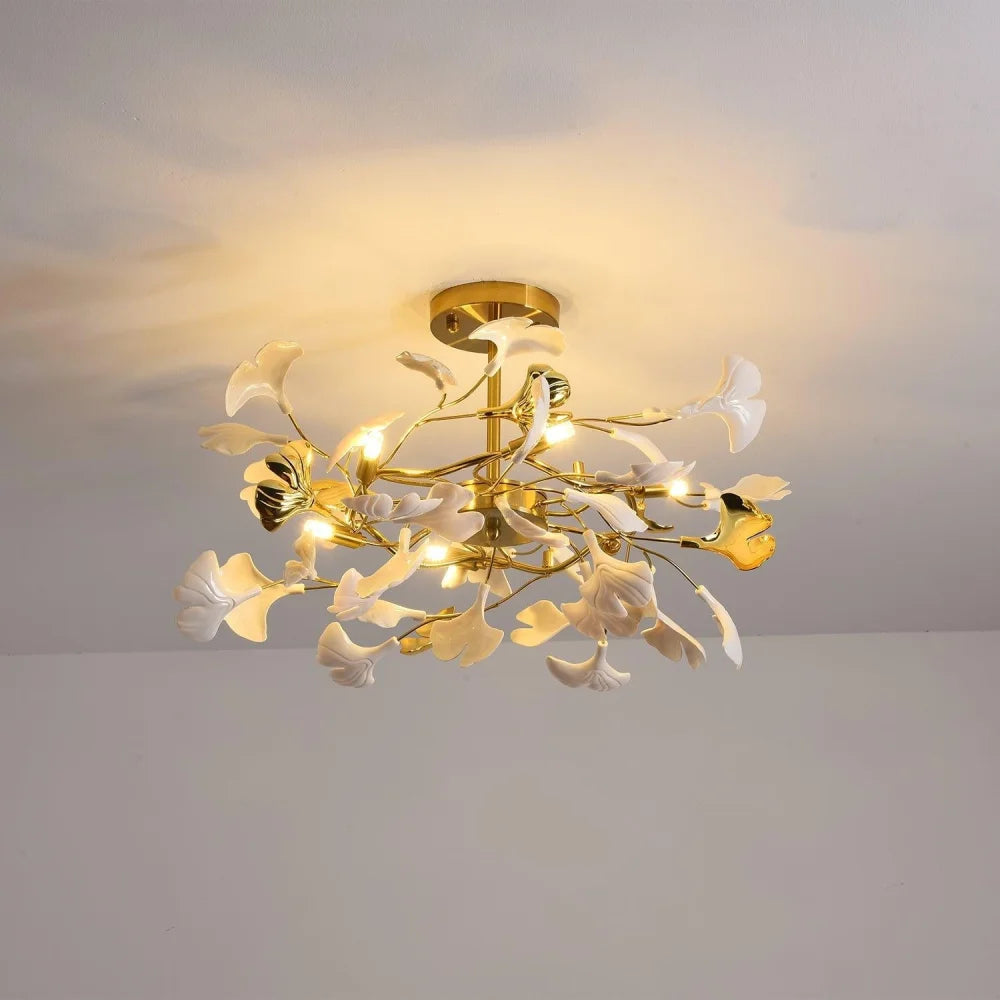 Gingko Chandelier Style L - Gingko, Gingko Chandelier-1-Yiosilamp