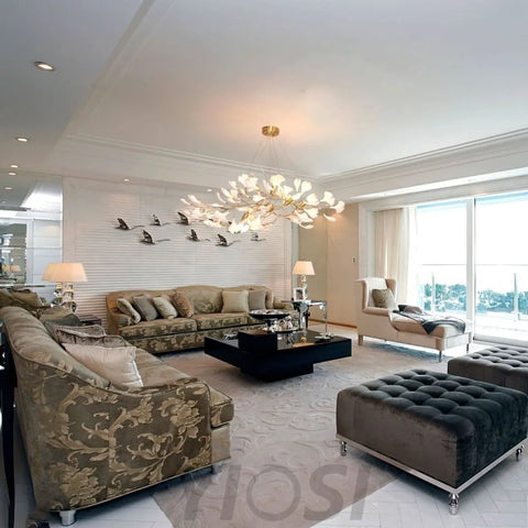Gingko Chandelier Style N - Yiosilamp