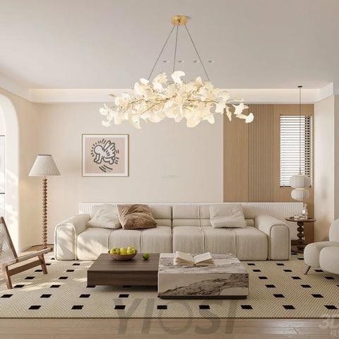 Gingko Chandelier Style N - Yiosilamp