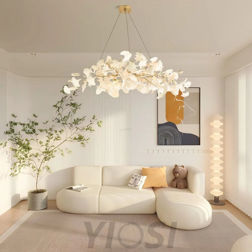 Gingko Chandelier Style N - Yiosilamp