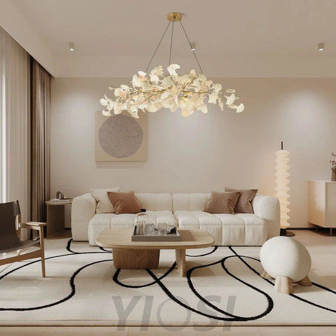 Gingko Chandelier Style N - Yiosilamp