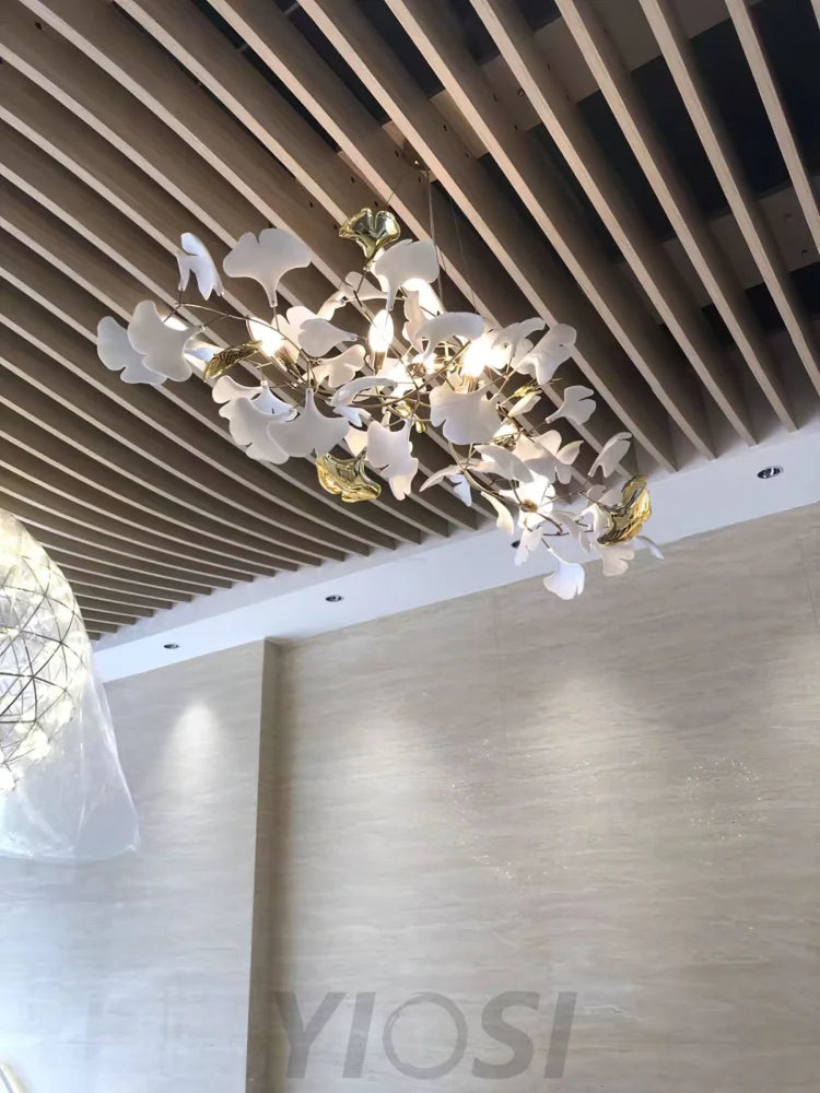 Gingko Chandelier Style N - Yiosilamp