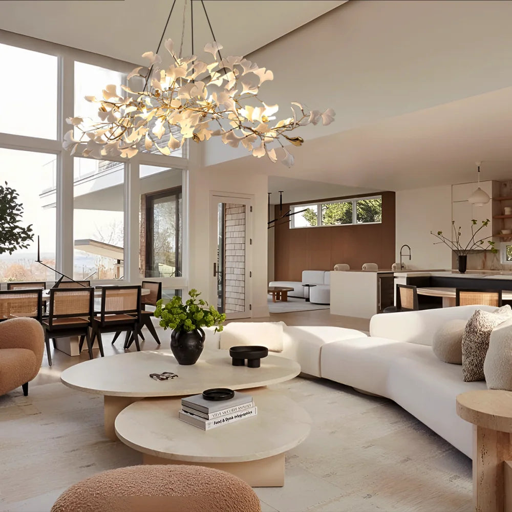 Gingko Chandelier Style N - Yiosilamp