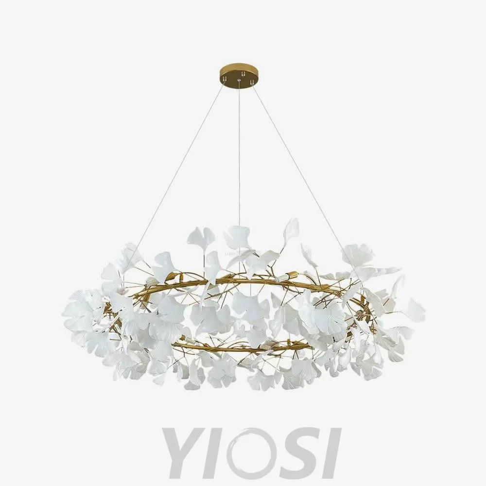 Gingko Chandelier Style O - Yiosilamp