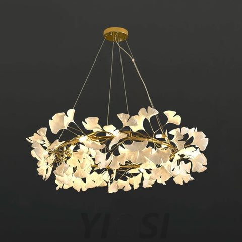 Gingko Chandelier Style O - Yiosilamp