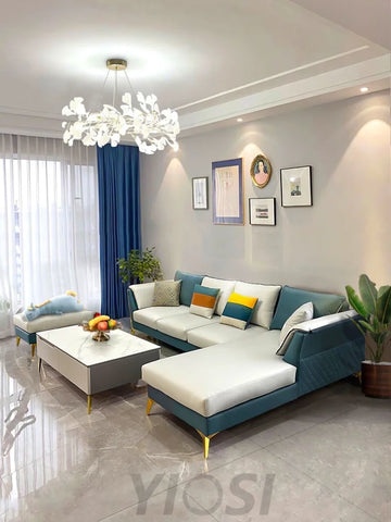 Gingko Chandelier Style O - Yiosilamp