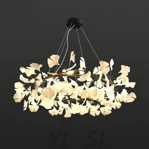 Gingko Chandelier Style O - Yiosilamp