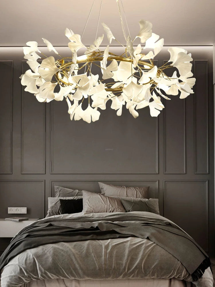 Gingko Chandelier Style O - Yiosilamp