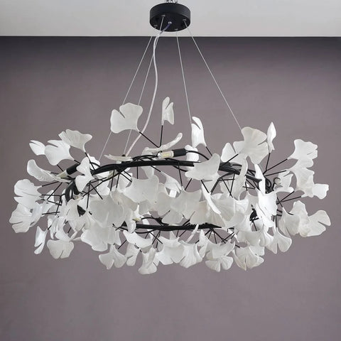 Gingko Chandelier Style O - Yiosilamp