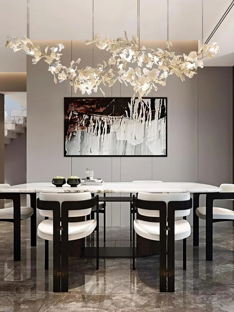 Gingko Chandelier with Double Layer Combination - Gingko, Gingko Chandelier-1-Yiosilamp