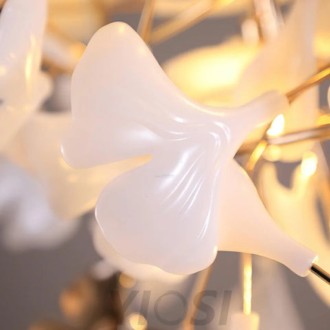 Gingko chandelier with Long Branch - Gingko, Gingko Chandelier-1-Yiosilamp