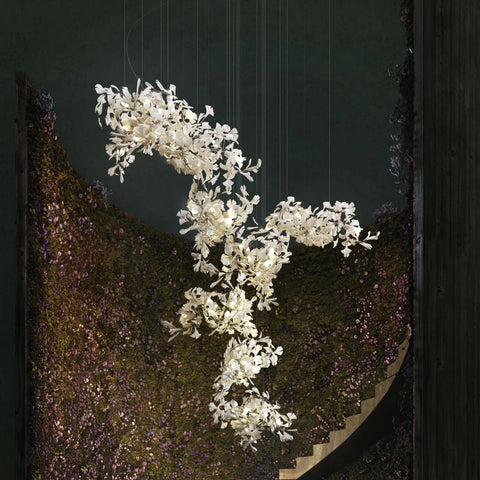 Gingko Combination Type Chandelier - Gingko, Gingko Chandelier-1-Yiosilamp