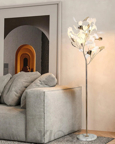 Gingko Leaves Floor Lamp - Gingko, Gingko Chandelier-1-Yiosilamp