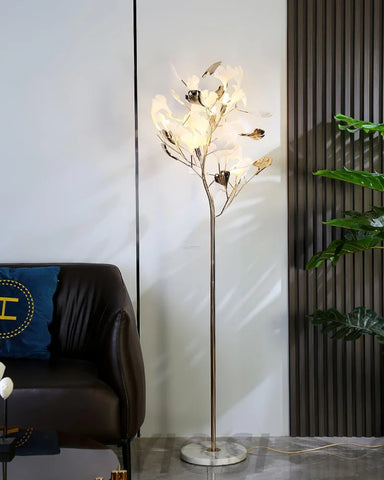 Gingko Leaves Floor Lamp - Gingko, Gingko Chandelier-1-Yiosilamp