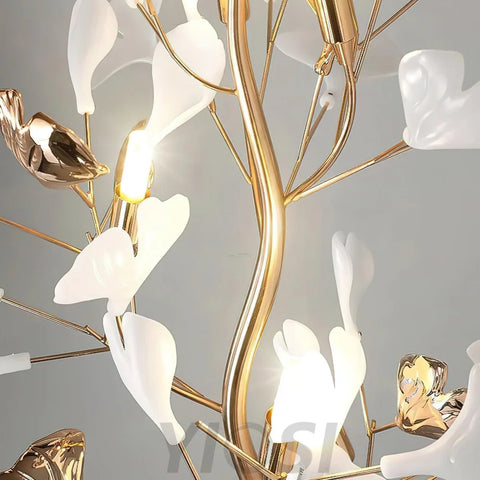 Gingko Leaves Floor Lamp - Gingko, Gingko Chandelier-1-Yiosilamp