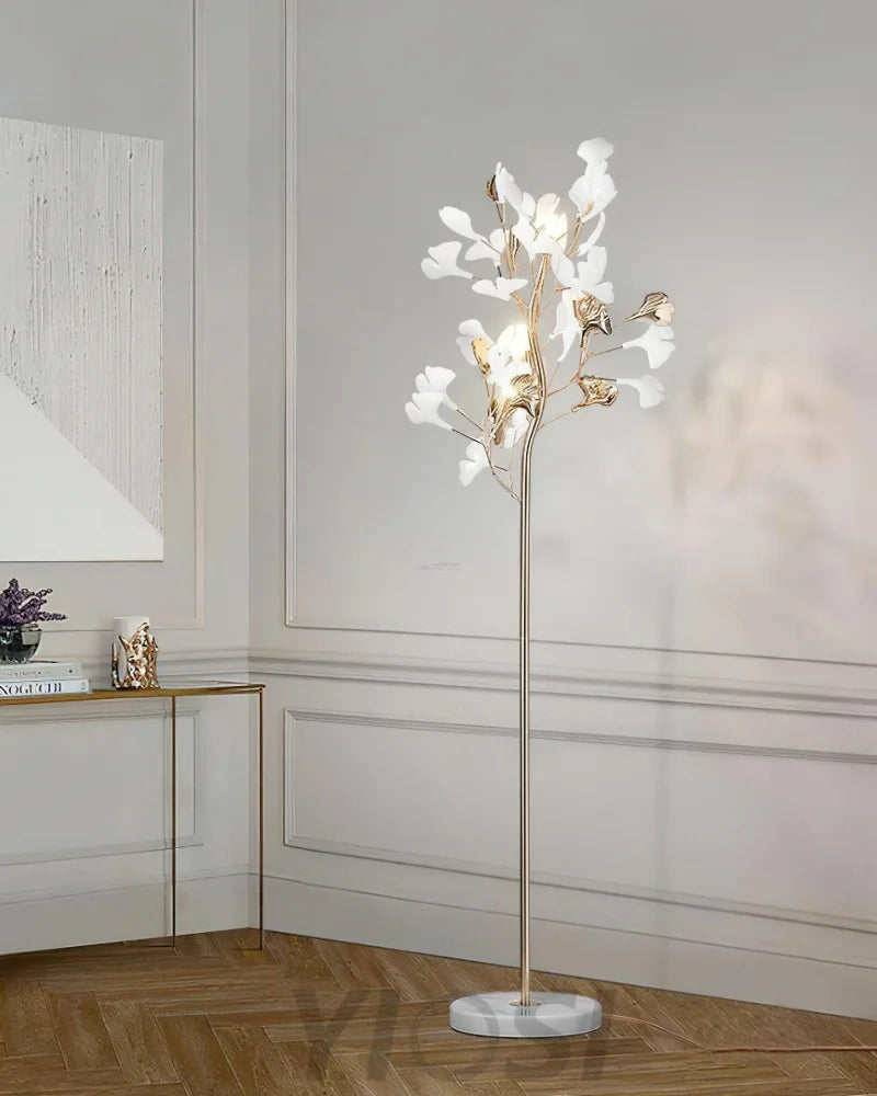 Gingko Leaves Floor Lamp - Gingko, Gingko Chandelier-1-Yiosilamp